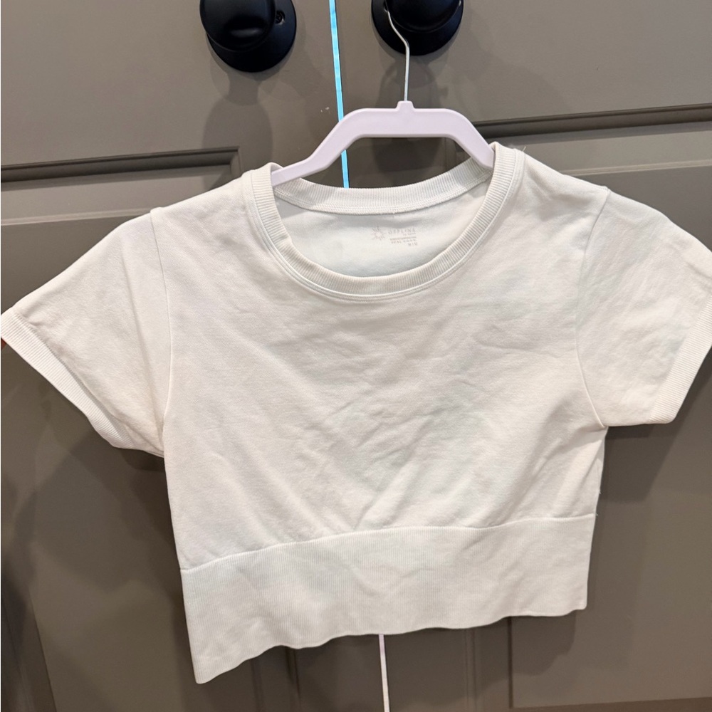 Aerie White Crop Top for Women